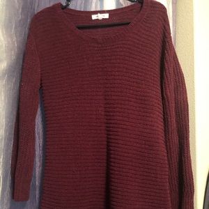 Maroon sweater